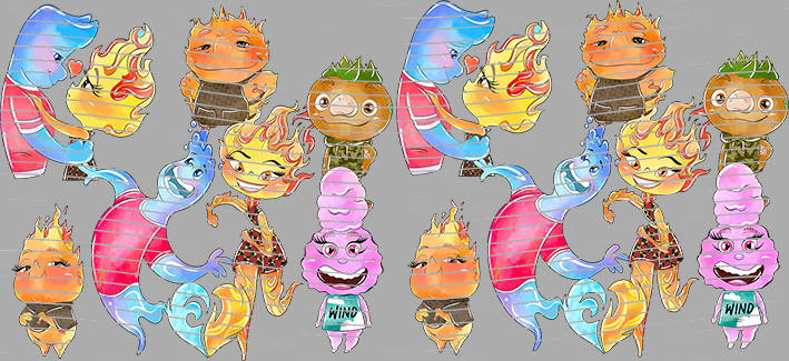 16oz Disney style-D-147